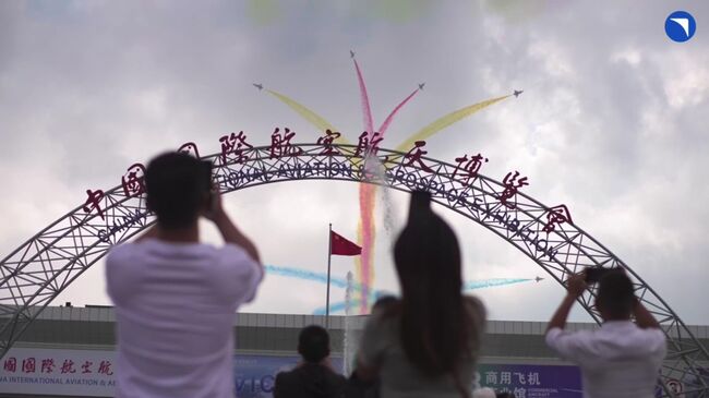 Су-57Э на выставке Airshow China 2024 в Чжухае