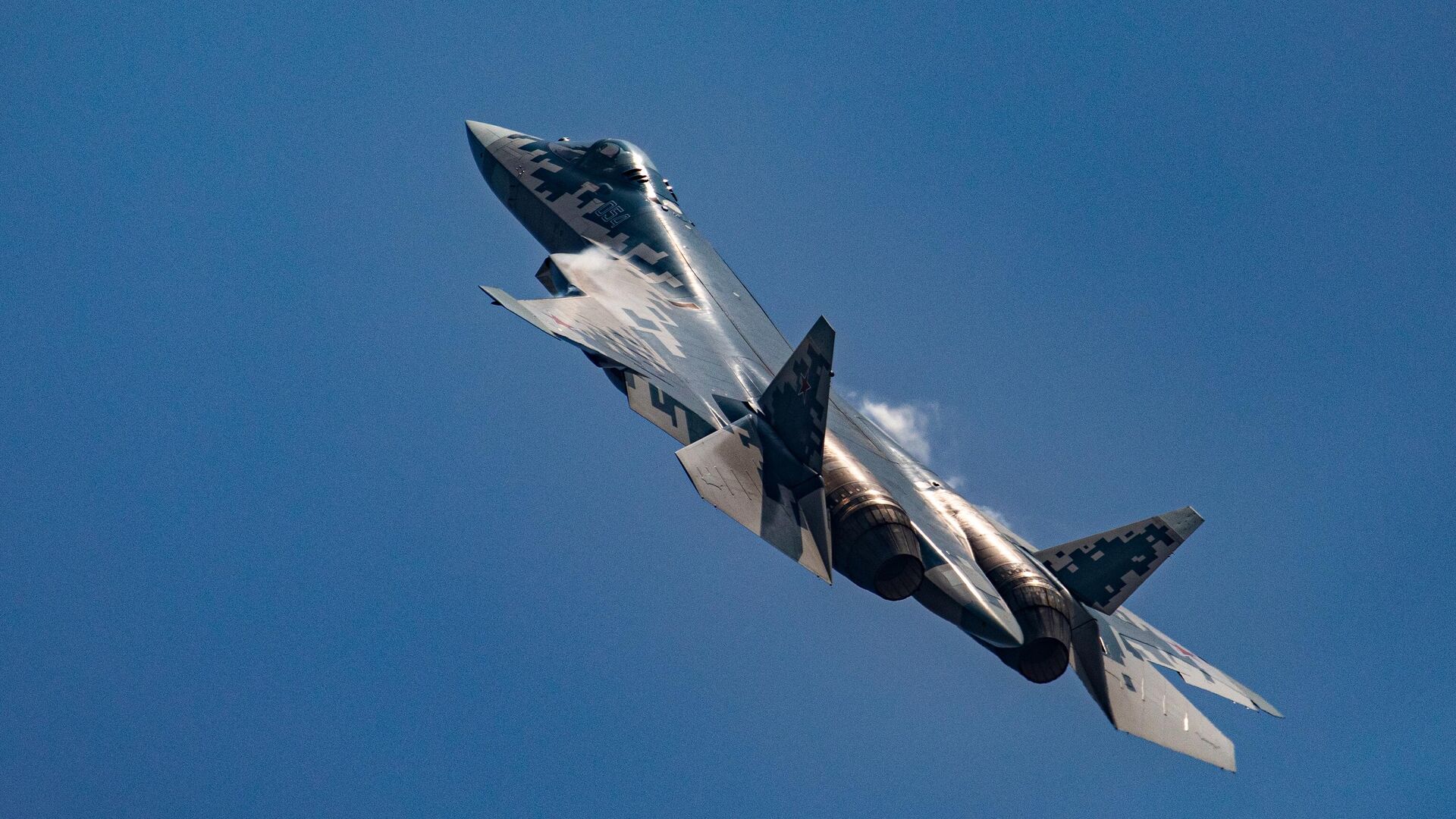 Многофункциональный истребитель пятого поколения Су-57Э - РИА Новости, 1920, 06.02.2025