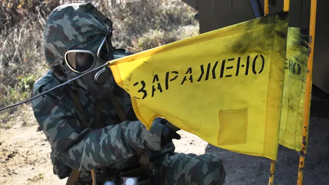 Военнослужащий РХБ-разведки 