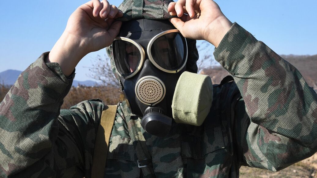 © РИА Новости / Виталий АньковПерейти в медиабанк<br>Военнослужащий РХБ-разведки. Архивное фото