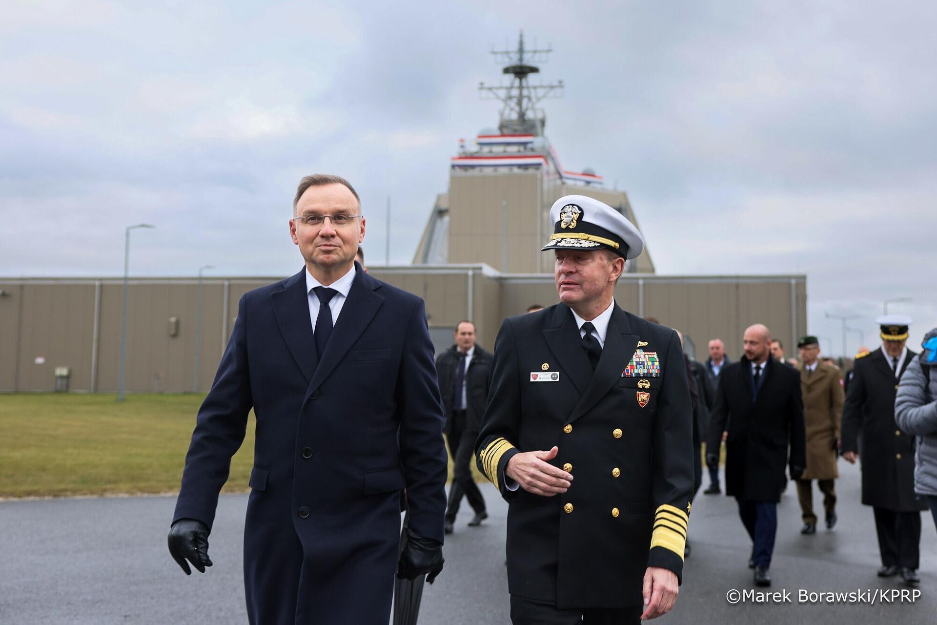 Президент Польши Анджей Дуда во время открытия базы ПРО Aegis в Редзиково - РИА Новости, 1920, 15.11.2024