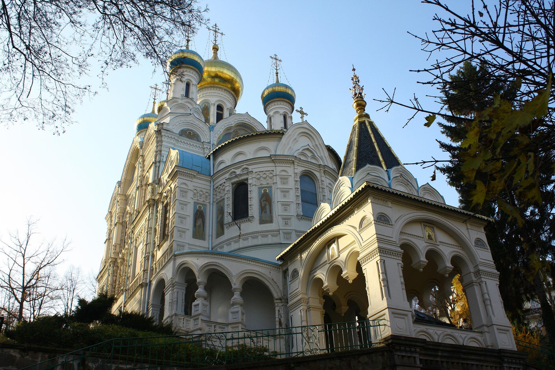 Петропавловская церковь в Карловых Варах - РИА Новости, 1920, 15.11.2024