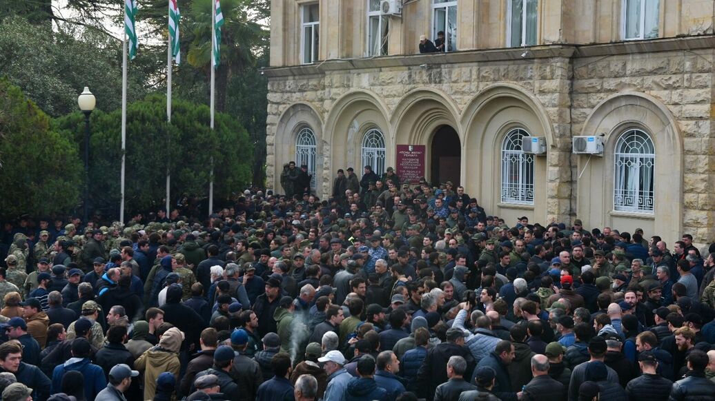 Протесты в Абхазии