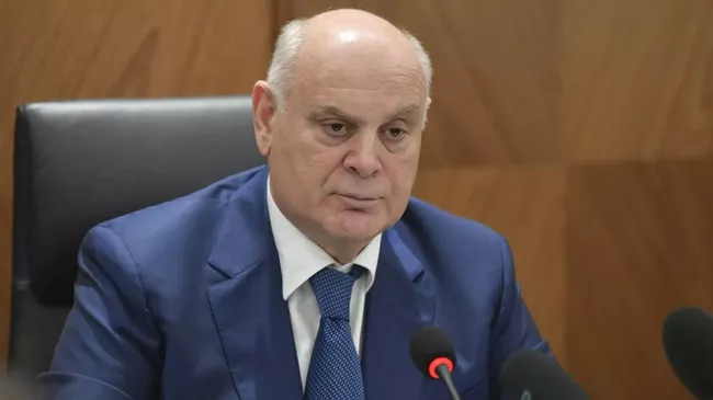 Президент Абхазии Аслан Бжания
