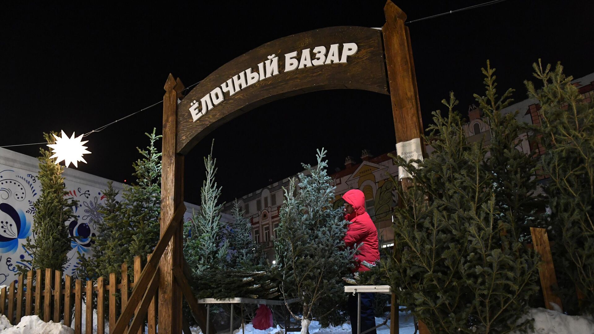 Ёлочный базар - РИА Новости, 1920, 14.12.2025