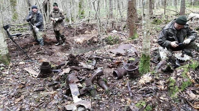 Поисковики в Старорусском районе Новгородской области нашли советский бомбардировщик Пе-2 и истребитель Ла-5 времён Великой Отечественной войны