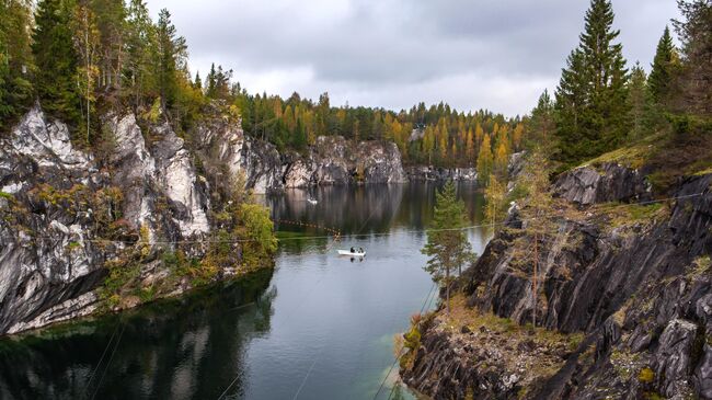 Каньон в Республике Карелия