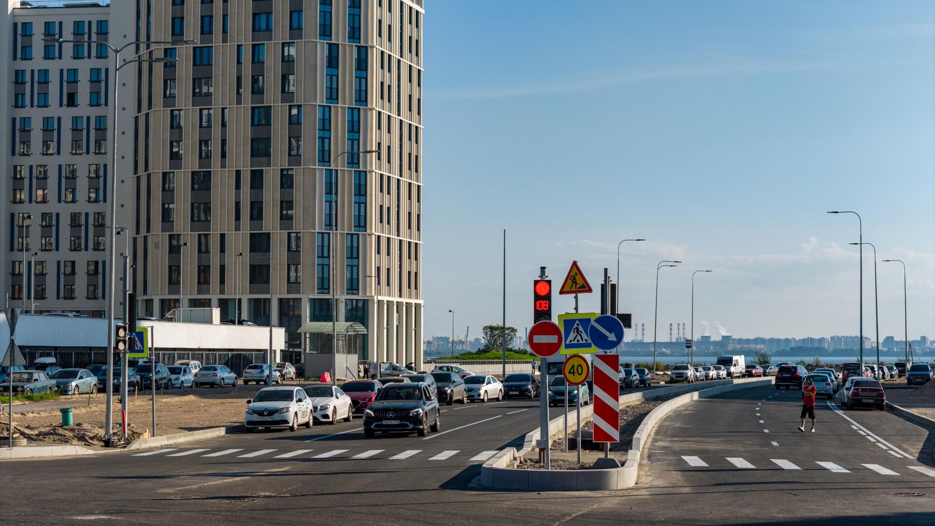 Движение по 12 новым дорогам и развязкам было открыто в Санкт-Петербурге в 2024 году - РИА Новости, 1920, 28.11.2024