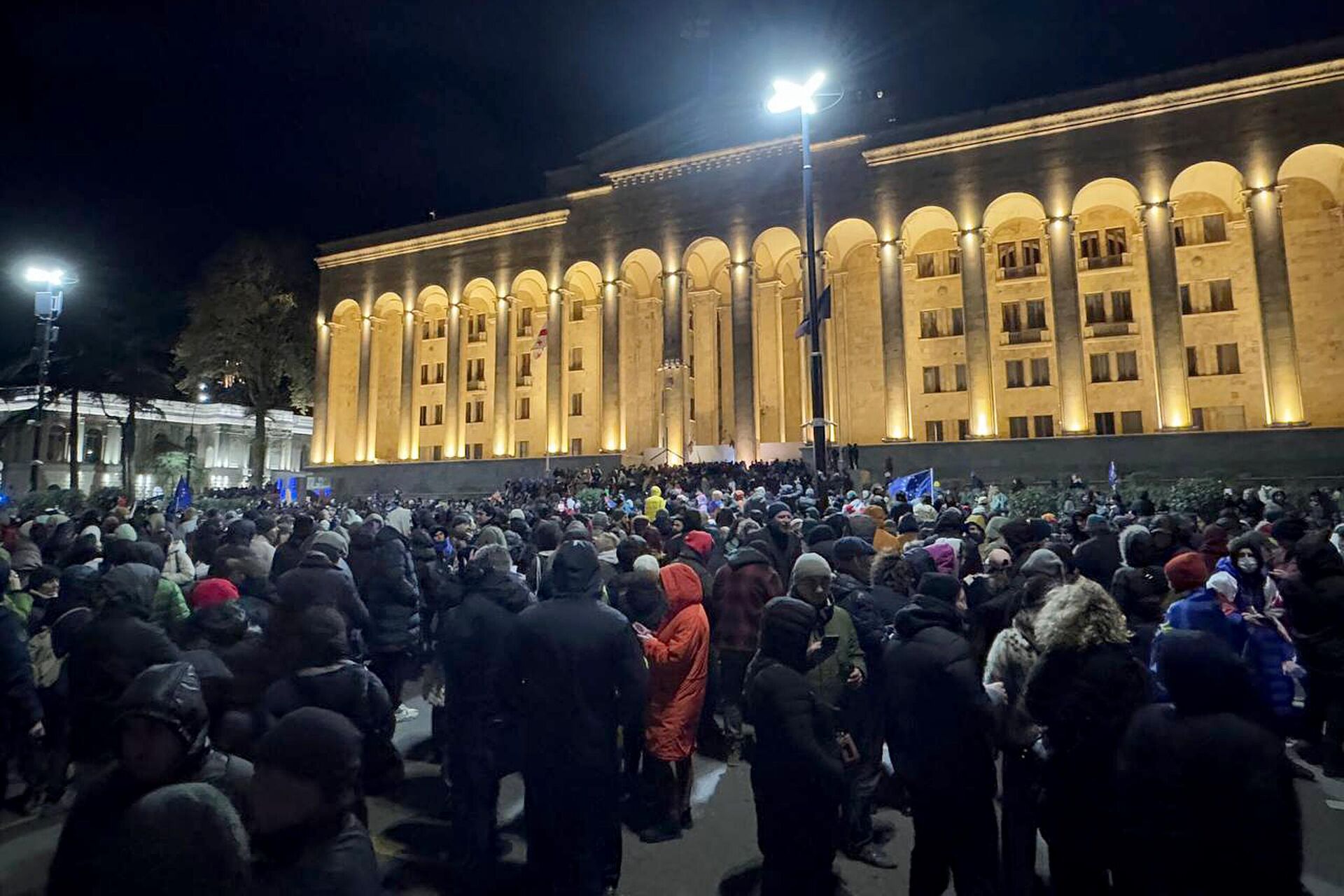 Акция протеста оппозиции в Тбилиси - РИА Новости, 1920, 29.11.2024