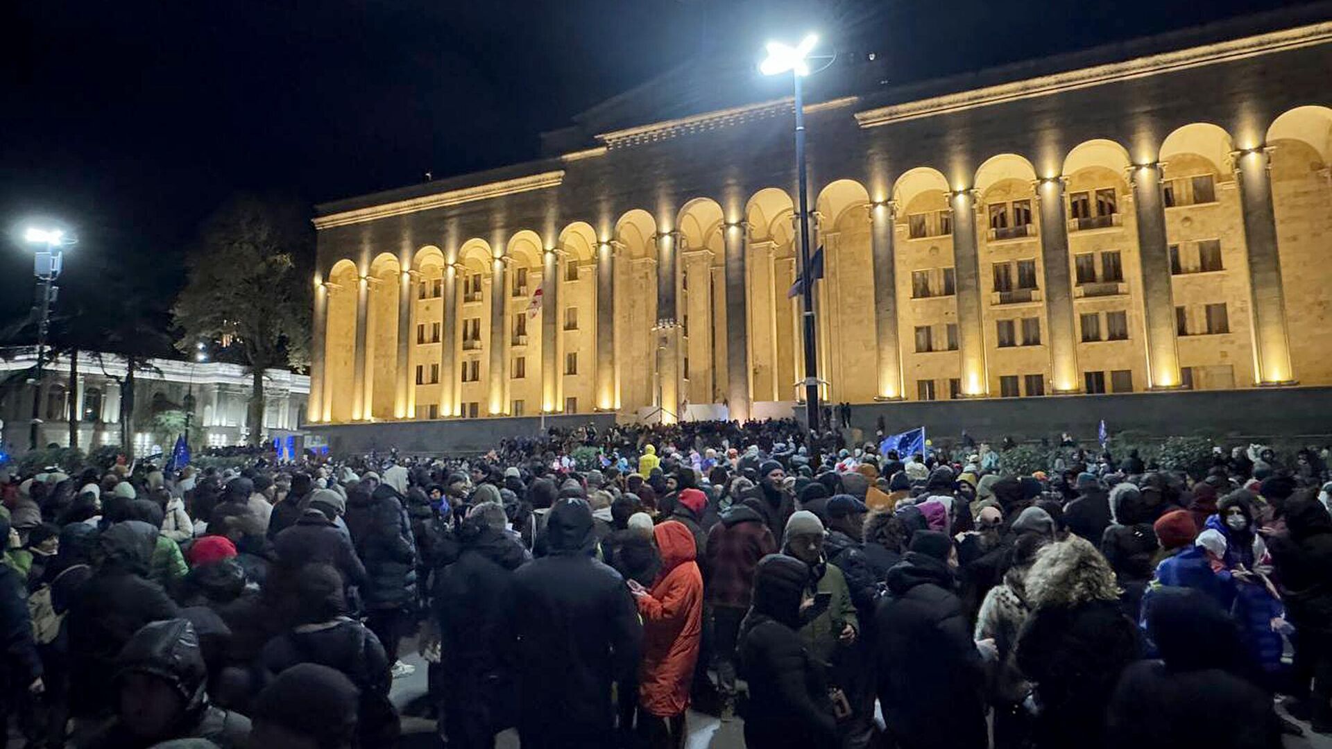 Акция протеста оппозиции в Тбилиси - РИА Новости, 1920, 29.11.2024