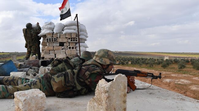 Военнослужащие сирийской армии