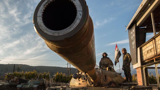 Военнослужащие Сирийской Арабской армии