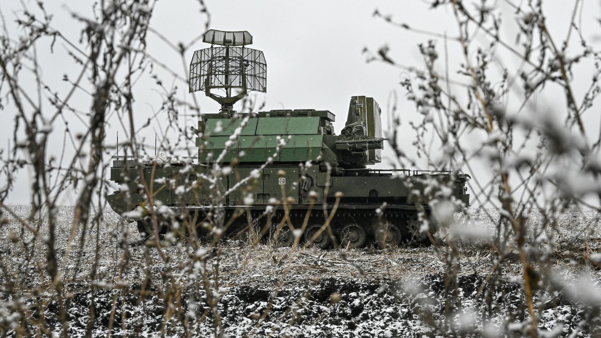 Боевое дежурство ЗРК Тор-М1 в зоне СВО - РИА Новости, 1920, 10.12.2024