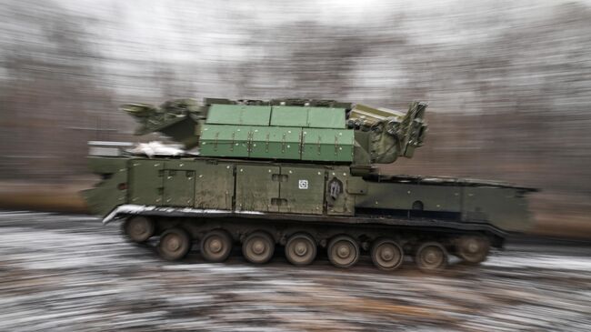 Боевое дежурство ЗРК Тор-М1 в зоне СВО