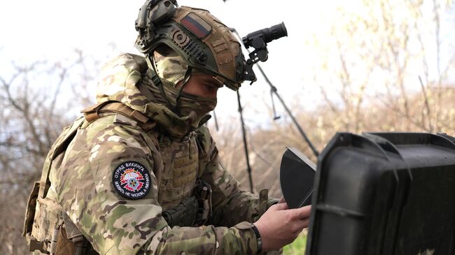 Боец поймал сигнал дрона-разведчика ВСУ