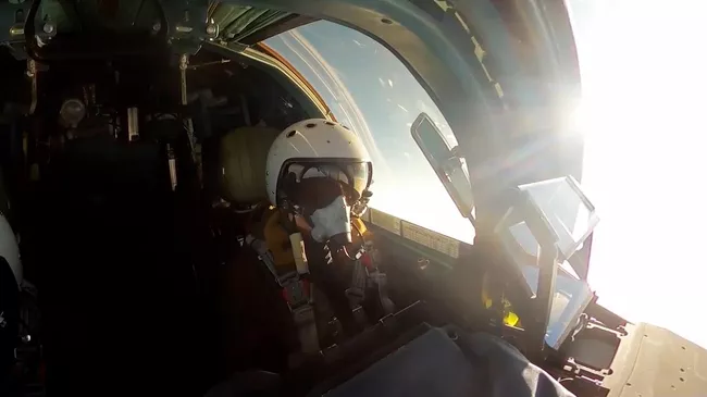 Удар Су-34 по скоплению ВСУ в курском приграничье