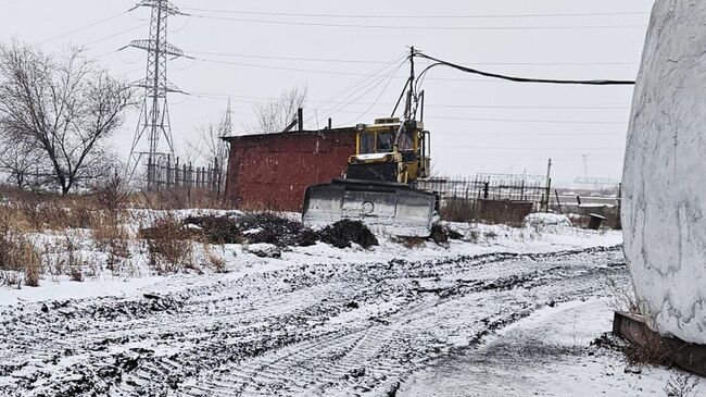 Место происшествия в Бурятии, где погиб тракторист 