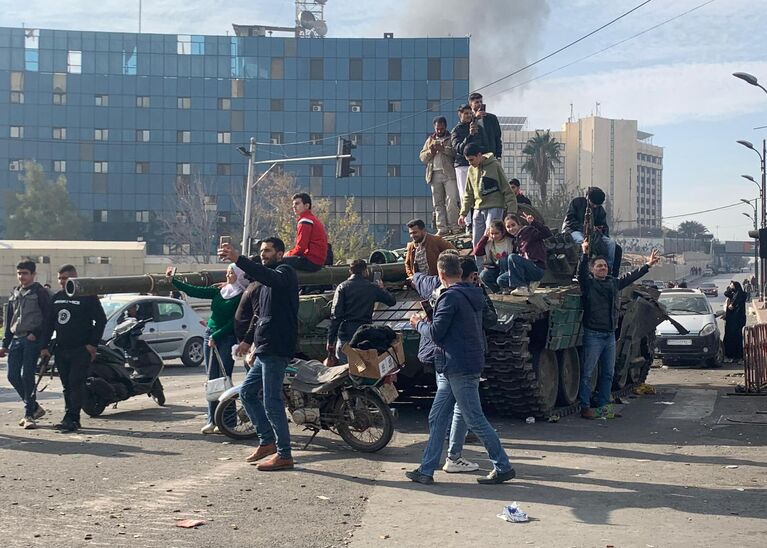 Сторонники вооруженной оппозиции в Дамаске, Сирия