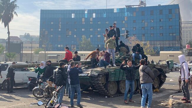 Сторонники вооруженной оппозиции в Дамаске, Сирия