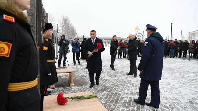 В Твери открыли стелы погибшим выпускникам суворовского военного училища