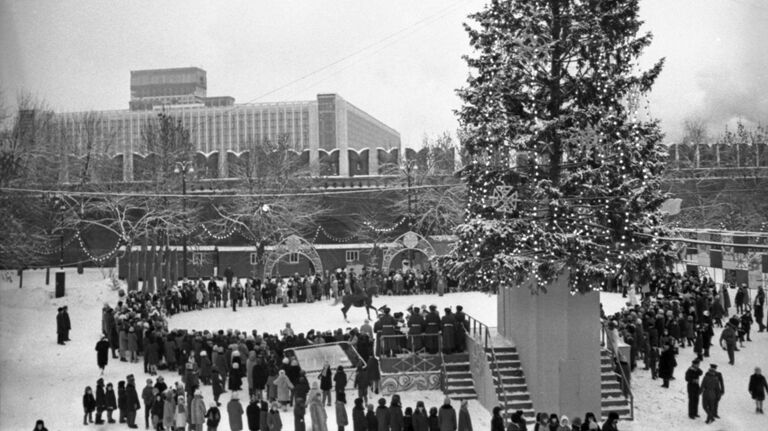 Новогодняя елка в Московском Кремле, 1968 год