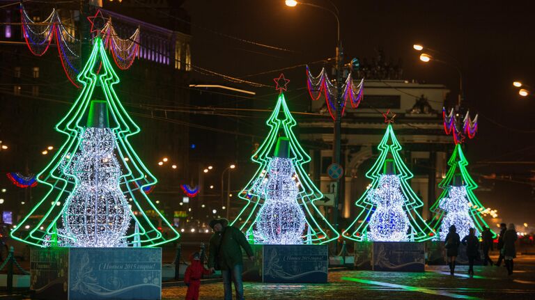 Новогодние инсталяции в Москве