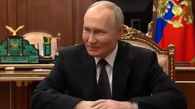 Встреча Путина с председателем Конституционного суда Зорькиным