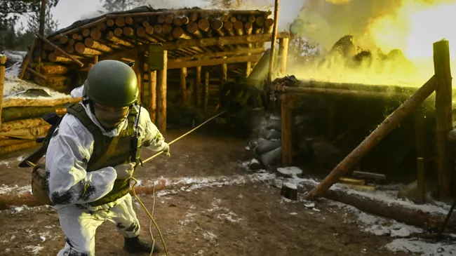 Российский военнослужащий