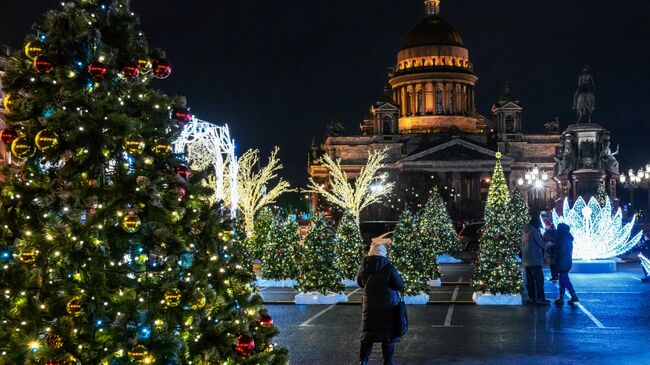 Зимний сад на Синем мосту у Исаакиевской площади в Санкт-Петербурге