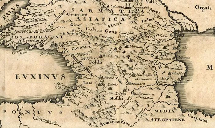 Карта Колхиды и Иберии по Х. Целлариусу, Лейпциг, 1706 год Карта Колхиды и Иберии по Х. Целлариусу, Лейпциг, 1706 год - РИА Новости, 1920, 13.12.2024