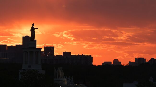 Закат в Москве