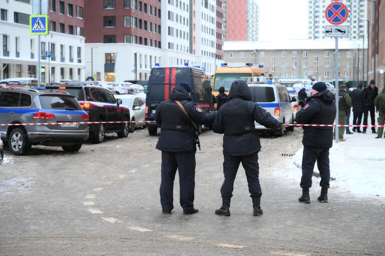 Взрыв около жилого дома на Рязанском проспекте