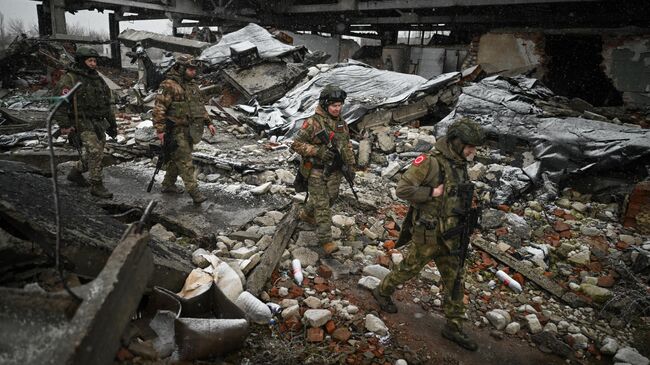 Военнослужащие ВС РФ в зоне СВО