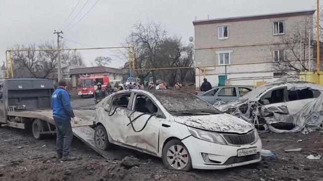 Последствия удара со стороны ВСУ по Льгову Курской области