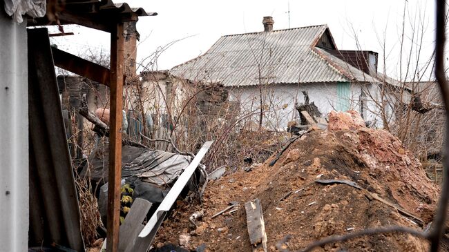 Бойцы ВСУ вырыли блиндаж прямо у частного дома