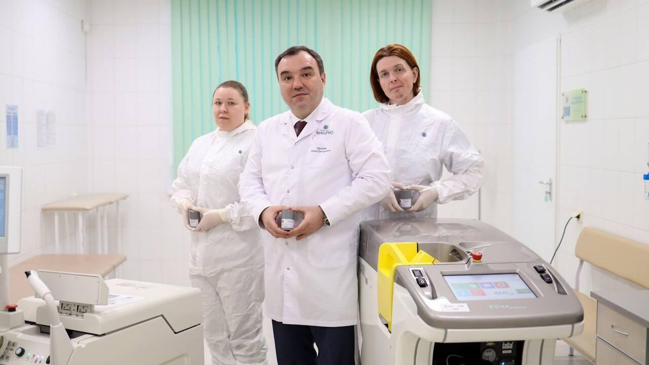ФМБА России получило регистрационное удостоверение на препарат для лечения рака предстательной железы Ракурс (223Ra), разработанный специалистами Федерального медико-биологического агентства ФМБА России получило регистрационное удостоверение на препарат для лечения рака предстательной железы Ракурс (223Ra), разработанный специалистами Федерального медико-биологического агентства - РИА Новости, 1920, 27.12.2024