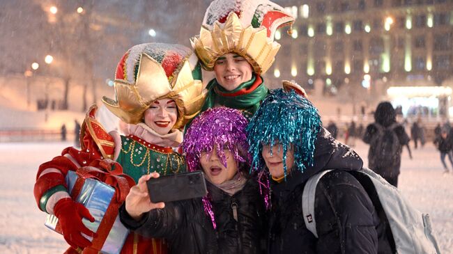 Празднование Нового года в Казани