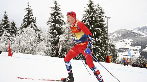 Норвежский лыжник Харальд Амундсен