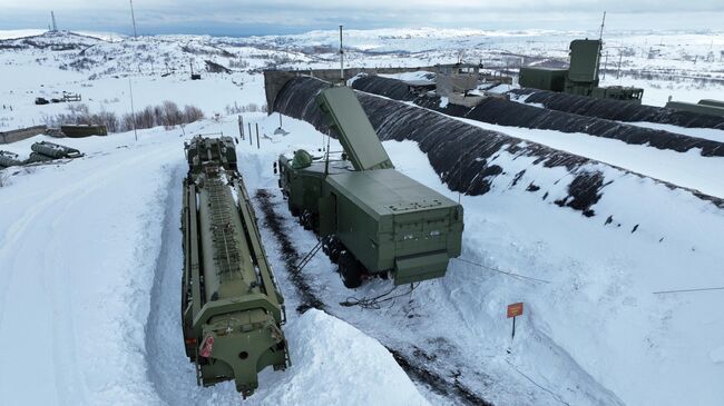 Работа ракетных комплексов С-400