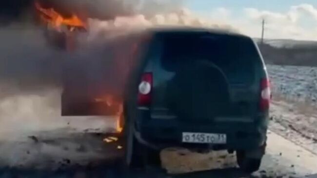 Последствия атаки дрона в Белгородской области. Кадр видео