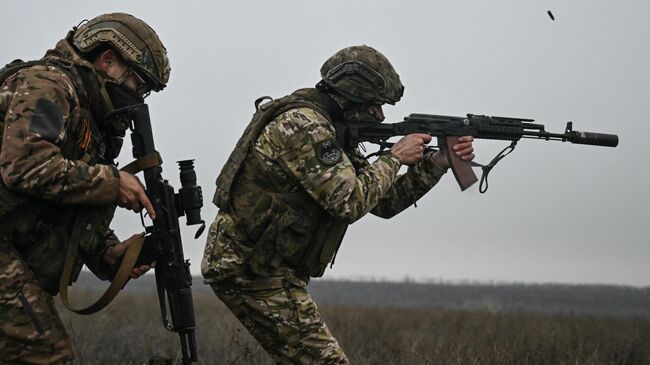 Военнослужащие ВС РФ в зоне СВО