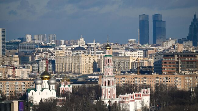 Теплая погода в Москве