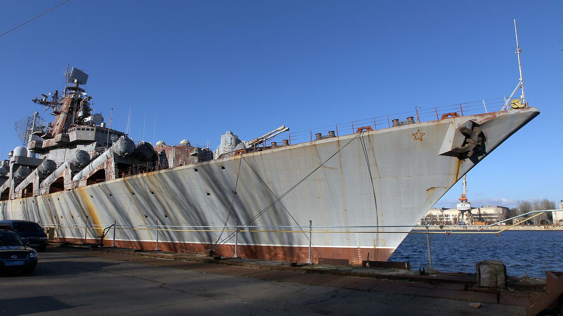 Ракетный крейсер Украина в Николаеве - РИА Новости, 1920, 16.01.2025