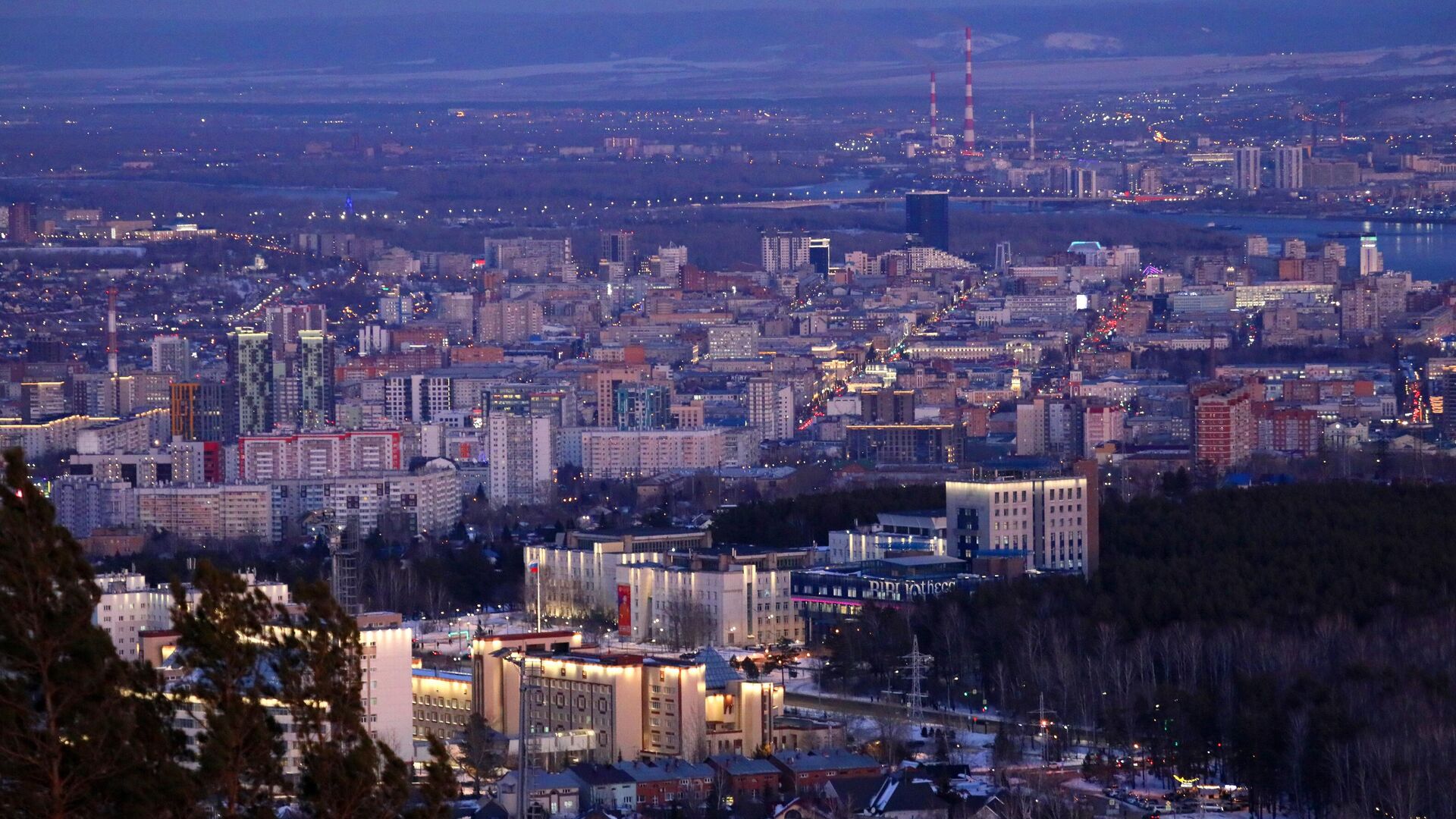 Вид на Красноярск - РИА Новости, 1920, 29.07.2025