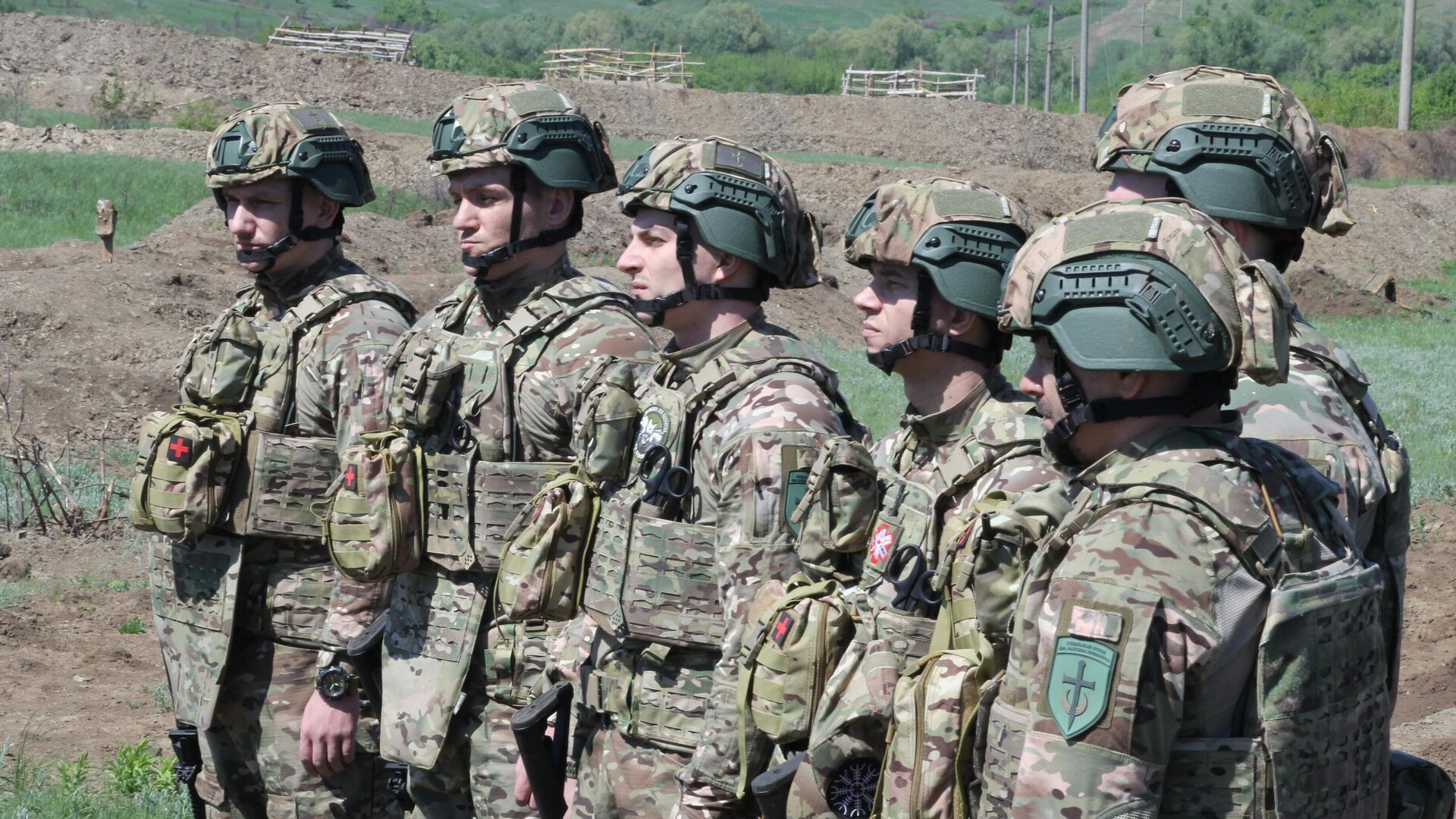 Бойцы на тренировке - РИА Новости, 1920, 27.01.2025