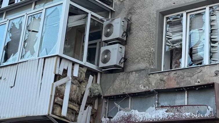 Последствия обстрела центра Горловки - РИА Новости, 1920, 20.01.2025