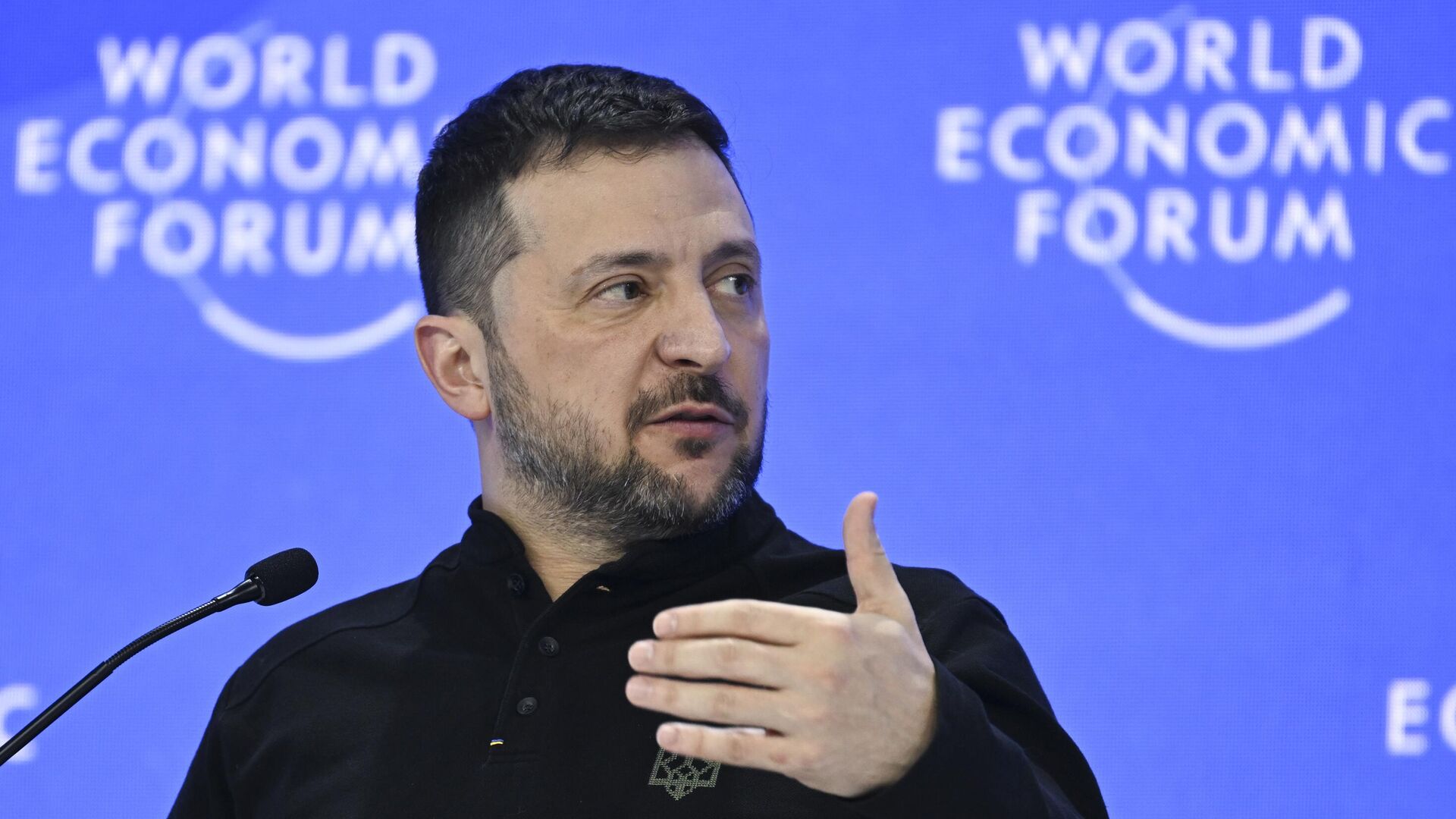 Владимир Зеленский на Всемирном экономическом форуме в Давосе - РИА Новости, 1920, 23.01.2025