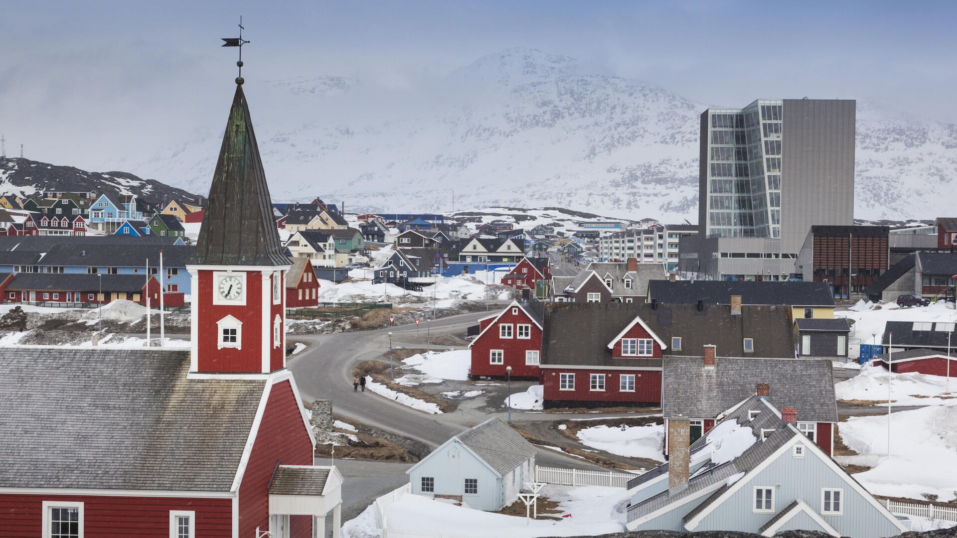 Вид на Нуук, Гренландия - РИА Новости, 1920, 22.12.2025