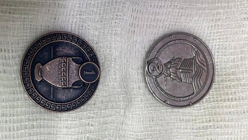 Монеты, извлеченные специалистами Детской больницы имени Зои Башляевой из пищевода ребенка - РИА Новости, 1920, 23.01.2025