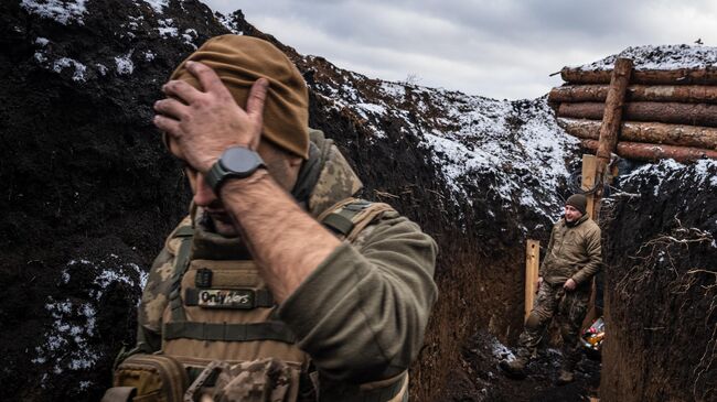 Украинские военнослужащие 